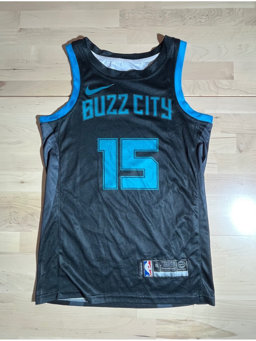 Nike Kemba Walker Charlotte Hornets "Buzz City" Jersey - Black (Size XL)